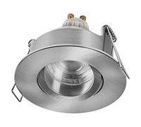Osram Smart Matter Spot LED encastrable IP65 RGBW Orientable nickel satiné, 4,7 W Smart Home, dimmable, contrôle par application