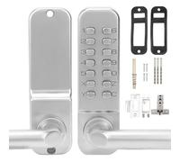 Smart Mechanical Door Lock, Digital Keyless Entry Password Security Lock Zinc Alloy Anti-Theft for Home Office 6.3x4.7x3.1inch