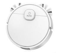Smart Mini aspirateur et serpillère pour un nettoyage efficace des sols humides et secs avec recharge automatique et programmation (blanc)