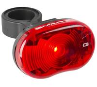 Smart Mixte - Star Feu arrière à Batterie pour Adulte Noir/Rouge