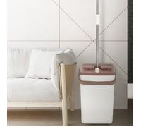 Smart Mop Compact Balai à tête pivotante 360° Seau à double compartiment