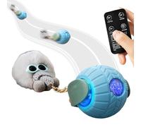 Smart Motion Balle pour animal de compagnie | Jouet interactif à 3 vitesses - Balles mobiles automatiques pour chiens avec en peluche | pour chat chiot jeu taquinerie, stimulation de l'ennui à