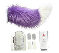 Smart Motion Tail, Rechargeable Auto Ornament Kit, Dynamic Moving Decoration with Remote Driven Mechanism System, High Durability Car Exterior Gadget Set, Fun Realistic for Road Trips