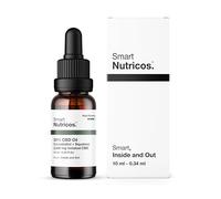 Smart Nutricos - Huile avec CBD 30% + Squalane - 10 ml - Formule avec 3.000 mg de Cannabidiol Certifié - Base de Coco et Graine de Chanvre Biologique - Enregistré au CPNP - Fabriqué en Europe