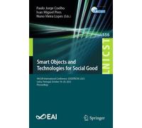 Smart Objects And Technologies For Social Good