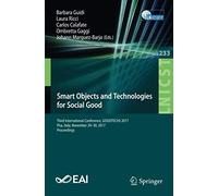 Smart Objects And Technologies For Social Good