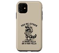 Smart Or Fart Fella Vintage Drôle Raton Laveur Country Gag Blague Coque pour iPhone 11