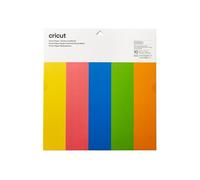 Cricut Carton de couleur 2008318 – Largeur de coupe 30,5 cm – Jaune, rouge, bleu bleuet, vert clair