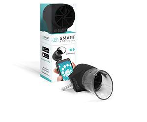 Smart Peak Flow Compteur Bluetooth - Graphiques de débit de pointe faciles et toutes les lectures expliquées - Appareil médical CE
