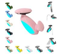 Smart Penguin Faucet, Penguin LED Smart Faucet with 360° Rotating Pull-Out Sprayer, 4 Water Flow Modes, Dual Control of Hot and Cold, Multi-Functional Bathroom Sink Tap (Pink)