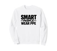 Smart People Wear EPI Cadeau de Campagne de Culture de sécurité au Travail Sweatshirt