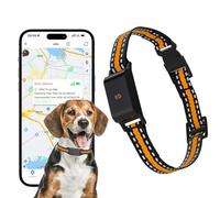 Smart Pet Traceur GPS en temps réel (chien/chat), taille mini pour chats/chiens, fonctionne avec Apple Find, rappel par SMS, appareil étanche anti-perte