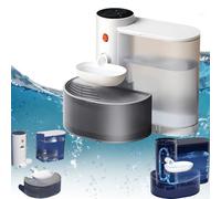Smart Pet Water Fountain,180 Days Ultra-Long Battery Life,3L Water Tank Smart Pet Water Fountain,Smart Pet Water Fountain No Filter, Smart Pet Water Fountain Automatic Pet Water Dispenser