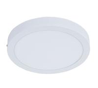 Plafonnier intelligent dimmable RGB LED salon plafonnier chambre, contrôle vocal et application changement de couleur CCT, 21W 2800lm 2700-6400K, DxH 30x3,8 cm, Eglo 32312