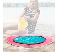 Smart-Planet Piscine pop-up pour bébé - Pour la plage - Rose - 50 x 50 cm - 35 x 15 cm - Pour tout-petits enfants - Piscine de plage - Sable
