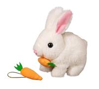 Smart Plush Rabbit - Electronic Pet Bunny, Animated Movement Toy, Twitching Nose Ears, Engaging Sound Feature | Premium Educational Learning Toy, Suitable For Children Boys Girls For Fun Interactive