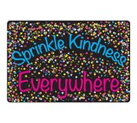 Smart Poly Tapis de Bienvenue avec Envers antidérapant, 39,4 x 60,7 cm, confettis, saupoudrer la gentillesse Partout