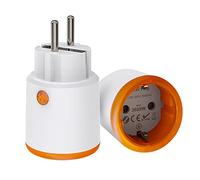 Smart Power Plugs - Zigbee Smart Plug with Metering and Timer Function, Tuya App Control, Push Notification, Zigbee Hub Required, 16A Socket, Work with Alexa, Google Home (1PCS)