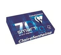 Clairefontaine 1942C Rame de 500 feuilles de papier pour imprimante et photocopieur, format A4, extra blanc, 70 g, blanc