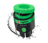 NOUS Zigbee Prise extérieure intelligente IP44, prise intelligente avec mesure de la consommation, compatible avec les accessoires Alexa, les appareils Smart Home, Google Home, Smart Life, 2MQTT, 16 A