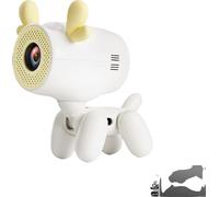 Smart Projector, résolution 1280x720 dpi, luminosité 200 ANSI Lumen, correction automatique du trapèze, écran blanc, prise UE