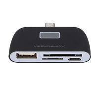 Smart Reader OTG Card Reader, OTG Smart Card Reader avec Micro USB Plug and Play pour Tablette pour téléphone Portable