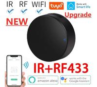 Smart Rf 433 Ir Télécommande Tuya Wifi Maison Intelligente Contrôleur Infrarouge Pour Climatiseur Toutes Les Téléviseurs Lg Prise En Charge Alexa Google Home.White.
