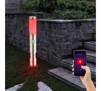 Smart RGB LED Extérieur sur Pied Lampe Détecteur Prises Lampe Google Alexa