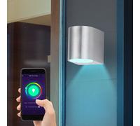 Smart RGB LED Lampe Murale Bas Luminaire Variateur App Sprach Mobile Commande