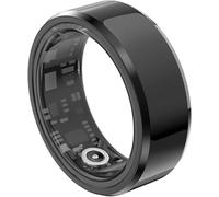 Smart Ring Fitness Tracker Ring pour Femmes Hommes Plusieurs Modes Sportifs Anneaux De Santé avec Moniteur De Sommeil De Fréquence Cardiaque Ip68 Compteur De Pas Étanche Anneau, Black, 11#