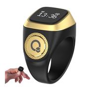 Smart Ring for Men | Compteur de Doigt électronique pour Homme | Compteur de Doigt électronique, Rechargeable Intelligent, Votre numéro Tasby Quotidien sans Effort Bouton CNC intégré pour