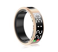 Smart Ring Health Tracker avec écran D'affichage et Contrôle Tactile, Bague de santé du Tracker de Fitness pour Femmes et Hommes, Tracker de Sommeil, Plusieurs Modes Sportifs, (12)