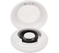 Smart Ring Health Tracker Podomètre Surveillance de la qualité du sommeil IP68 étanche avec étui de chargement pour Android iOS Noir Taille 9
