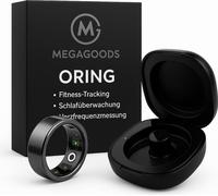 Smart Ring Hommes Femmes Health Tracker noir étanche batterie taille 12 FR.