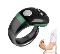 Smart Ring - Outil de électronique LCD de Taille réglable pour Compter Les Pas, Batterie Rechargeable avec Design léger et Confortable, Gadget de Fitness pour Hommes, Personnes âgées, étudiants