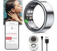 Smart Ring Tracker Santé,Anneau De Suivi D'activité Et De Fitness,Anneau De Santé Intelligent Avec Surveillance De La Chaleur/De La Fréquence Cardiaque/De L'oxygène Du Sang/Du Sommeil(9)