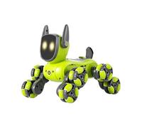 Smart Robot Puppy - Jouet pour Chiens avec télécommande programmable, Animal électronique interactif avec Commandes vocales | Robot de Danse éducative au Design Moderne avec 8 Roues pour