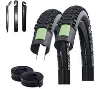 Smart Sam Plus Performance DD GreenG E-50 54-622 Lot de 2 pneus de vélo 29,0 x 2,10" + 2 Schwalbe SV19 avec 3 démonte-pneus