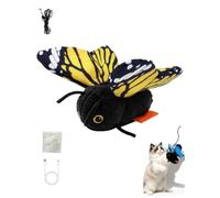Smart Sensing Flapping Butterfly Toy for Cats Rechargeable Interactive
