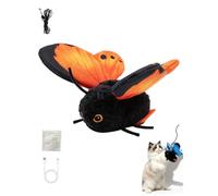 Smart Sensing Flapping Butterfly Toy for Cats Rechargeable Interactive