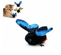 Smart Sensing Papillon à Battements pour Chats, Jouet Interactif | Papillon Électrique Flapping, Ailes qui Bougent Dès le Toucher, Rechargeables, avec Motion Réaliste pour Stimuler la Chasse