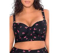 Smart+Sexy Femmes Maillot de Bain Soutien Enfilé Haut de Bikini Haut - Multicolore - 90 E (Taille Fabricant:34DD)