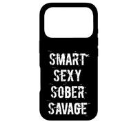 Smart Sexy Sober Savage Sobriété et Traitement de la toxicomanie Coque pour iPhone 17 Pro
