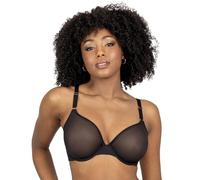 Smart & Sexy Soutien-Gorge en Maille Transparente avec Demi-Armatures pour Femme, 1 pièce ou Lot de 2, 110D
