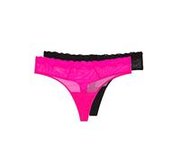 Smart & Sexy String en Dentelle pour Femme Lot de 2 - Multicolore - Large