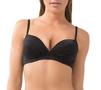 Smart & Sexy - Swim Secret - Haut de Bikini Push-up Convertible pour Femme, Teinte Noire., 95 C (Taille Fabricant:36C)