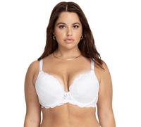 Smart & Sexy Womens Add 2 Cup Sizes Push-up Bra, White, 38B US