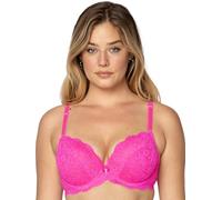 Smart & Sexy Women's Signature Lace Push-up Bra, Medium Pink, 38DD