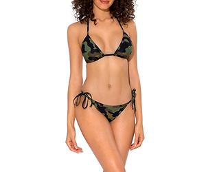 Smart & Sexy Womens String Bikini Set, Modern Camo, Small US