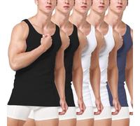 Smart Sir Débardeur Homme 100% Coton Matière Douce, Marcel Homme Lot de 3/5